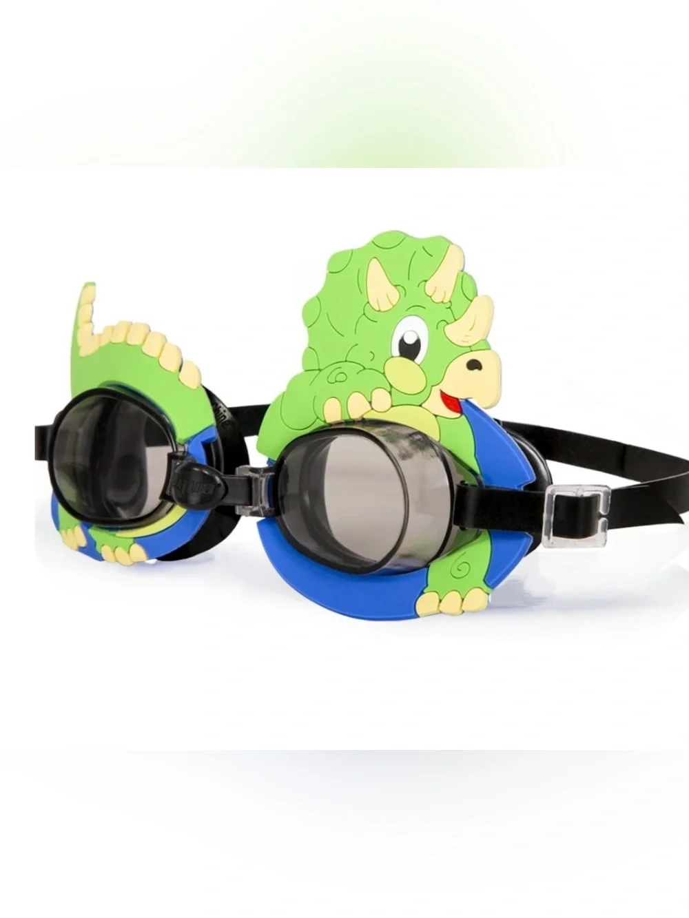 Dolfin Kids Shark & Animal Swim Goggles - Black, Blue, Green, Yellow